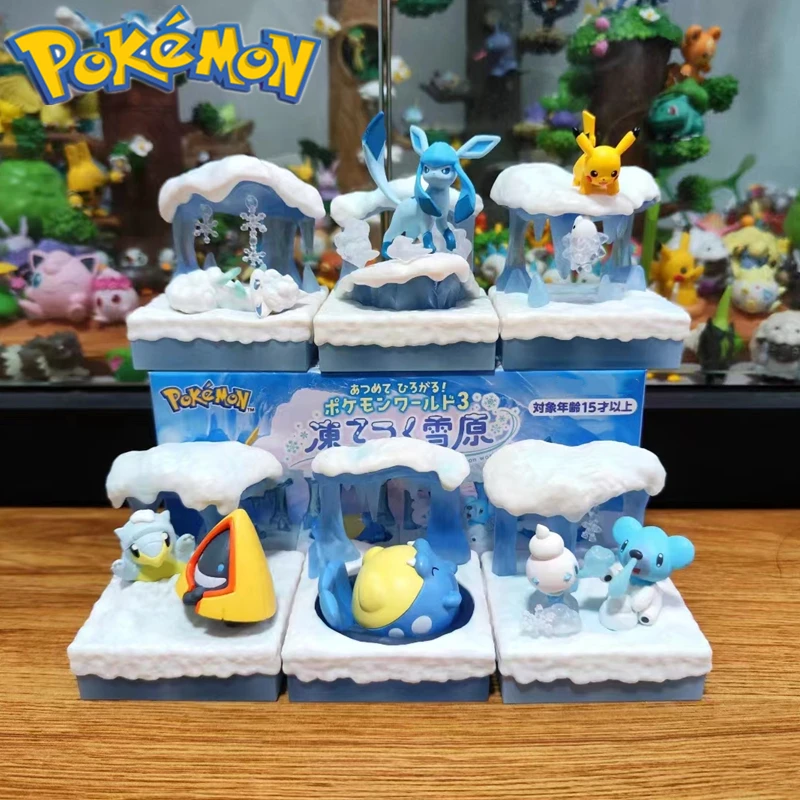 Pokemon Model Frozen Snow Series Pikachu Spheal Sandshrew Snorunt Vanillite Cubchoo Glaceon Doll Children's Toy Birthday Gift
Pokemon Model Frozen Snow Series Pikachu Spheal Sandshrew Snorunt Vanillite Cubchoo Glaceon Doll Children's Toy Birthday Gift