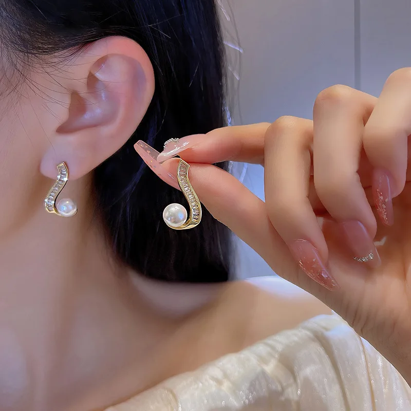 Pearl Geometric Statement Dangle Earrings Korean Girl Party Birthday Fashion Wedding Jewelry Gift
Pearl Geometric Statement Dangle Earrings Korean Girl Party Birthday Fashion Wedding Jewelry Gift