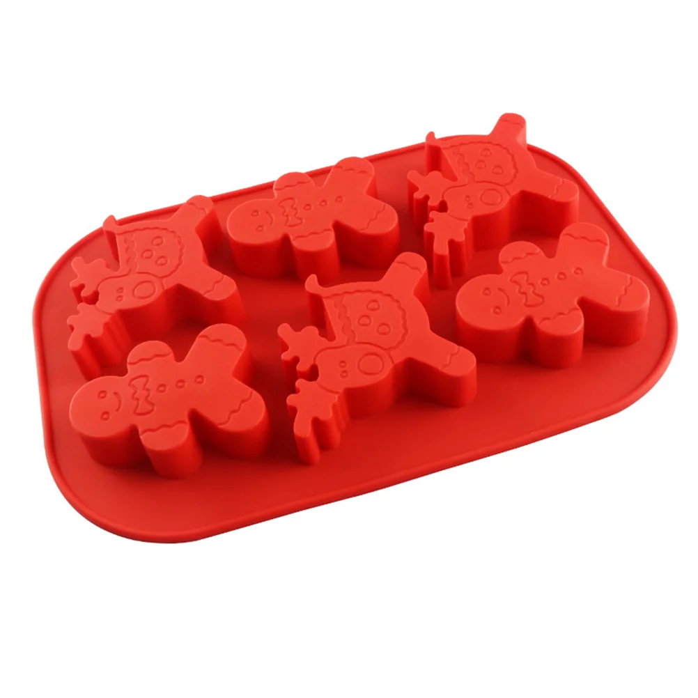 Molds Christmas Silicone Gingerbread Man Baking Fondant Chocolate Candy Cake Pan 3D Trays Soapsnowman
Molds Christmas Silicone Gingerbread Man Baking Fondant Chocolate Candy Cake Pan 3D Trays Soapsnowman