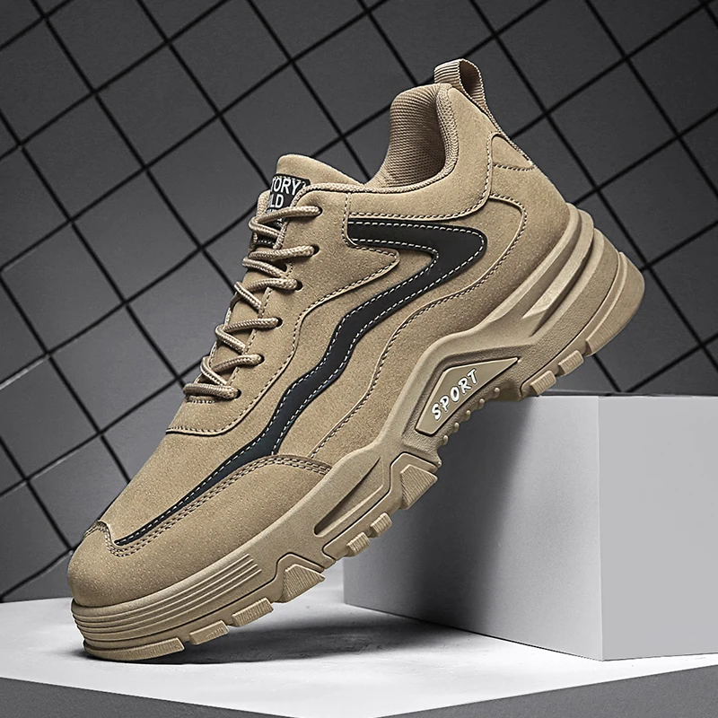 Luxury Suede Men's Casual Shoes Spring Autumn Lace Up Men's Sport Shoes Trendy Outoodr Slip Resistant Bottom Male Shoes
Luxury Suede Men's Casual Shoes Spring Autumn Lace Up Men's Sport Shoes Trendy Outoodr Slip Resistant Bottom Male Shoes