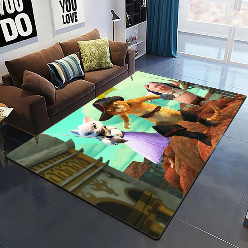 Puss in Boots film Printed Carpet Household Rug Children's Room Living Room Chair Bedside Modern Simple Floor Mat Office Gifts
Puss in Boots film Printed Carpet Household Rug Children's Room Living Room Chair Bedside Modern Simple Floor Mat Office Gifts