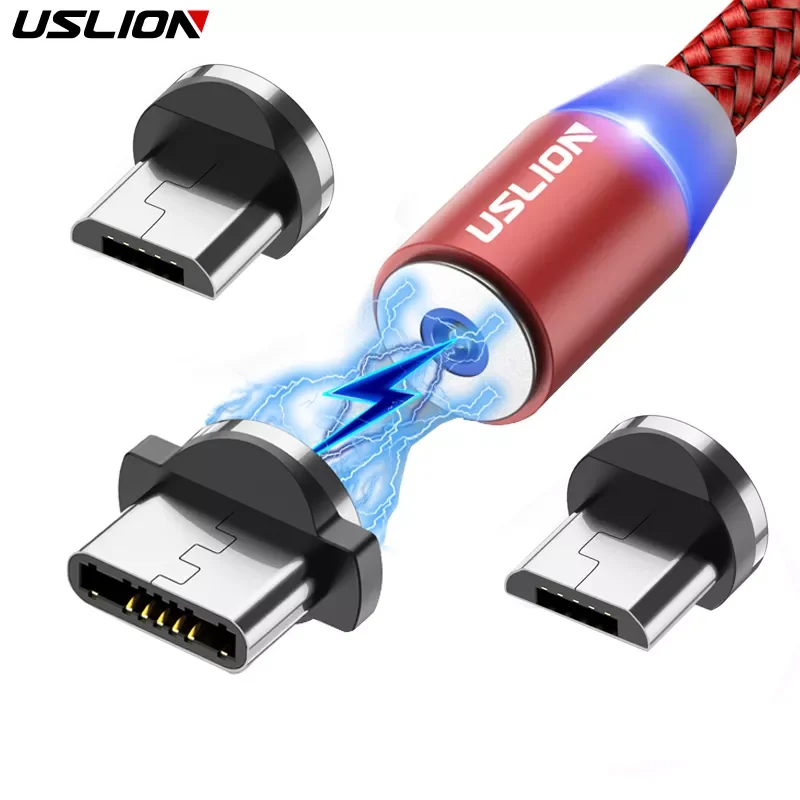 USLION 3M LED Cable & Micro USB Cable & USB Type C Cable Nylon Braided Type-C Magnet Charger For Iphone 7 X S10
USLION 3M LED Cable & Micro USB Cable & USB Type C Cable Nylon Braided Type-C Magnet Charger For Iphone 7 X S10