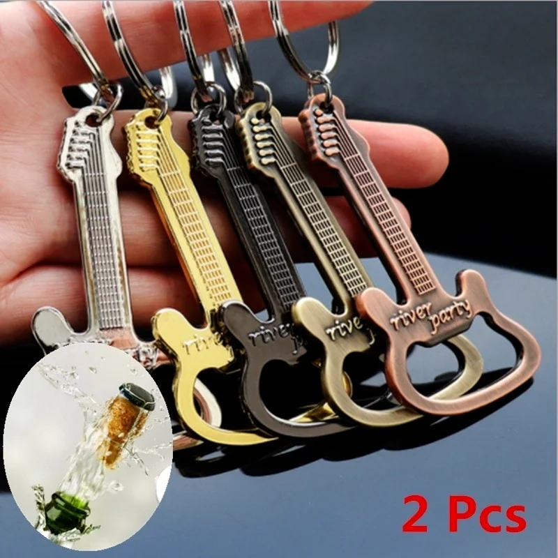 Guitar Shape Beer Bottle Opener Key Ring Tool Pendant Necklace Household Gift Key Ring Alloy Key Chain Metal Ring
Guitar Shape Beer Bottle Opener Key Ring Tool Pendant Necklace Household Gift Key Ring Alloy Key Chain Metal Ring