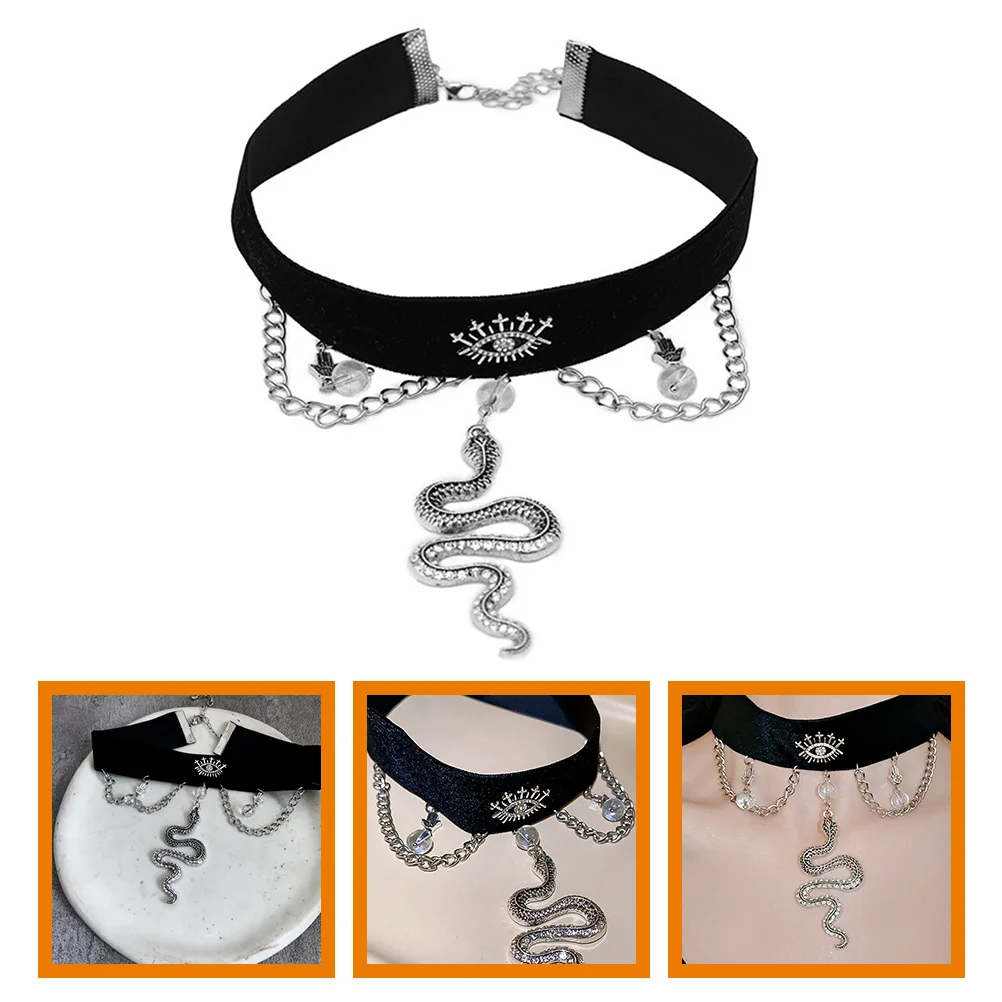 Womens Choker Snake Pendant Necklace Dainty Choker Teen Girls Fashionable Choker Necklace
Womens Choker Snake Pendant Necklace Dainty Choker Teen Girls Fashionable Choker Necklace