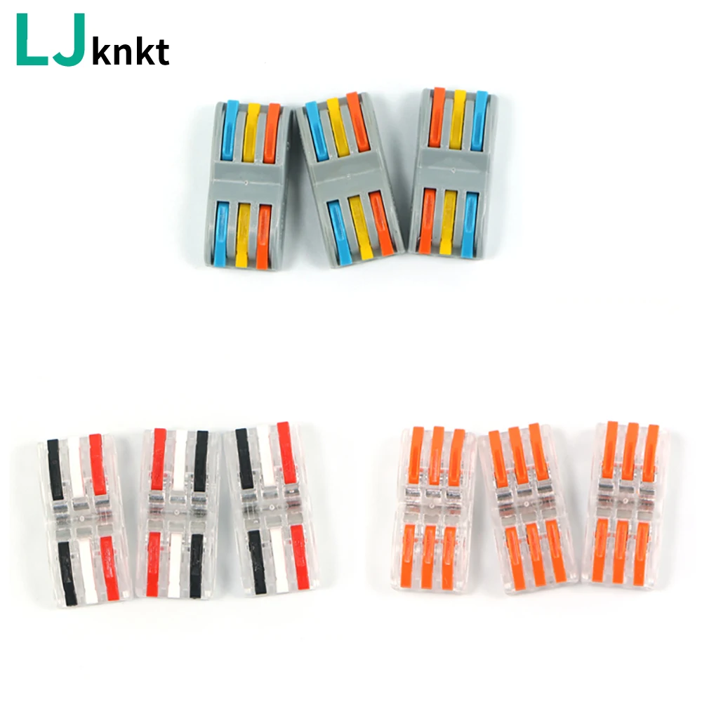 Universal Push-in Electrical Cable Butt Wire Connectors 3 Pin Conductor Terminal Block Cable Splitter For Led Light
Universal Push-in Electrical Cable Butt Wire Connectors 3 Pin Conductor Terminal Block Cable Splitter For Led Light
