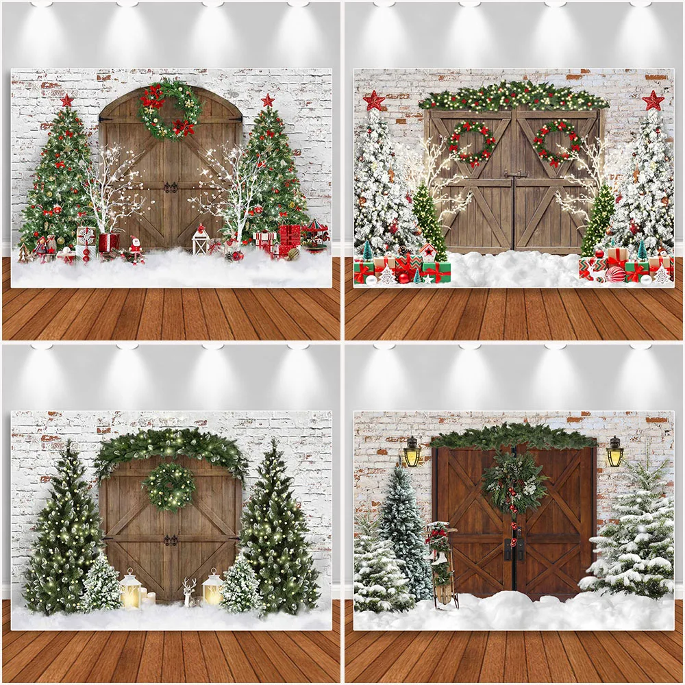 Winter Snow Christmas Backdrop for Photography Wooden Door Xmas Tree Photocall Child Kids Portrait Background Photo Studio Props
Winter Snow Christmas Backdrop for Photography Wooden Door Xmas Tree Photocall Child Kids Portrait Background Photo Studio Props