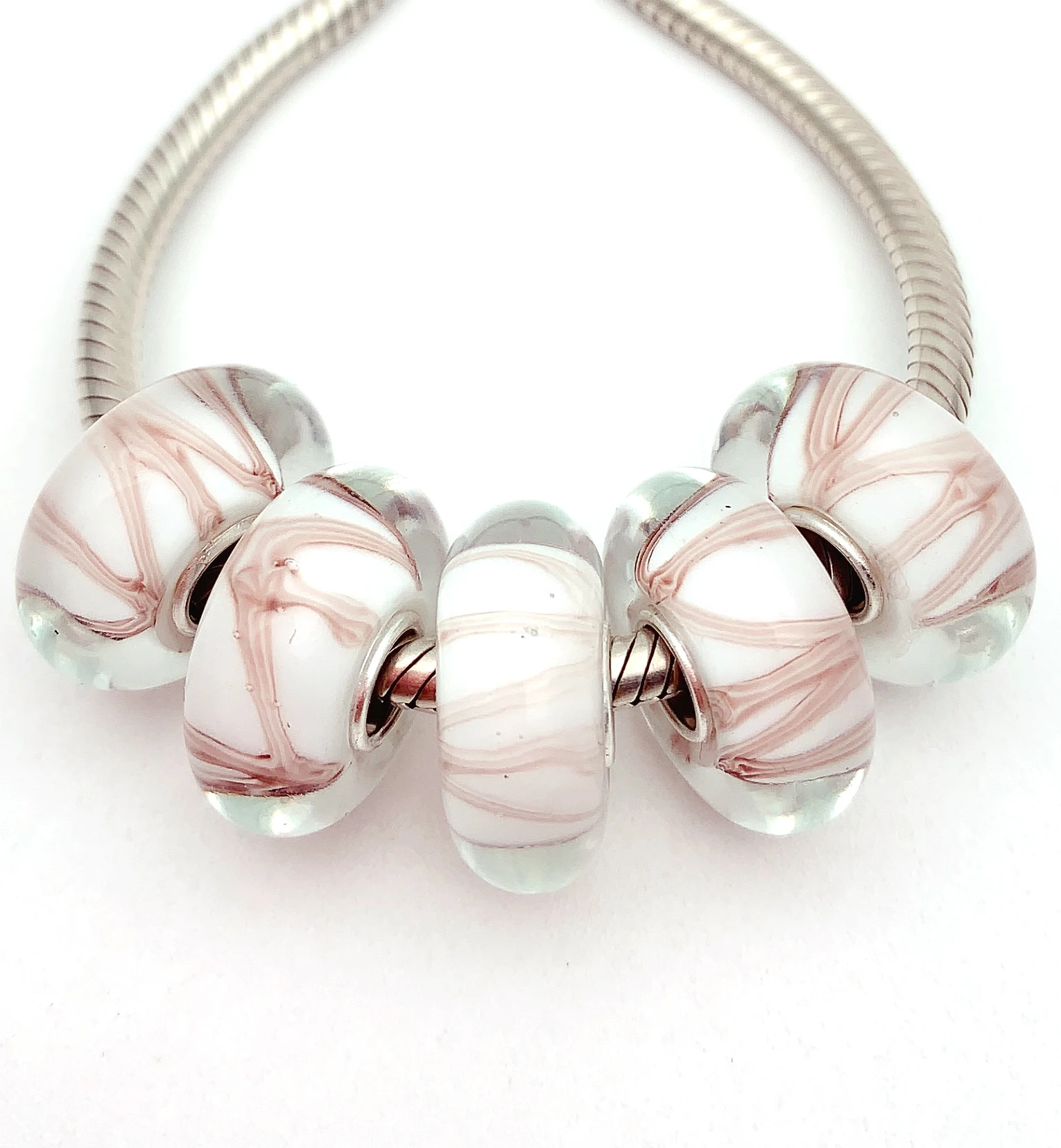 XHYG392 5X 100% Authenticity S925 Sterling Silver Beads Murano GlassBeads Fit European Charms Bracelet Diy Jewelry Lampwork
XHYG392 5X 100% Authenticity S925 Sterling Silver Beads Murano GlassBeads Fit European Charms Bracelet Diy Jewelry Lampwork