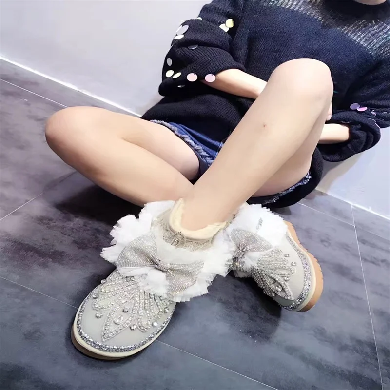 Rhine-diamond hand custom cashmere warm boots winter fur boots all fashion women's large size 35-44
Rhine-diamond hand custom cashmere warm boots winter fur boots all fashion women's large size 35-44