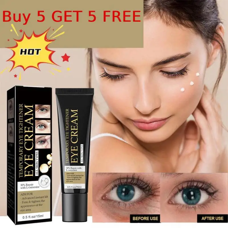 Крем для области вокруг глаз EELHOE, увлажняющий крем для снятия мешков под глазами, припухлости, лифтинга, гладкого ухода за кожей, мгновенного массажа глаз