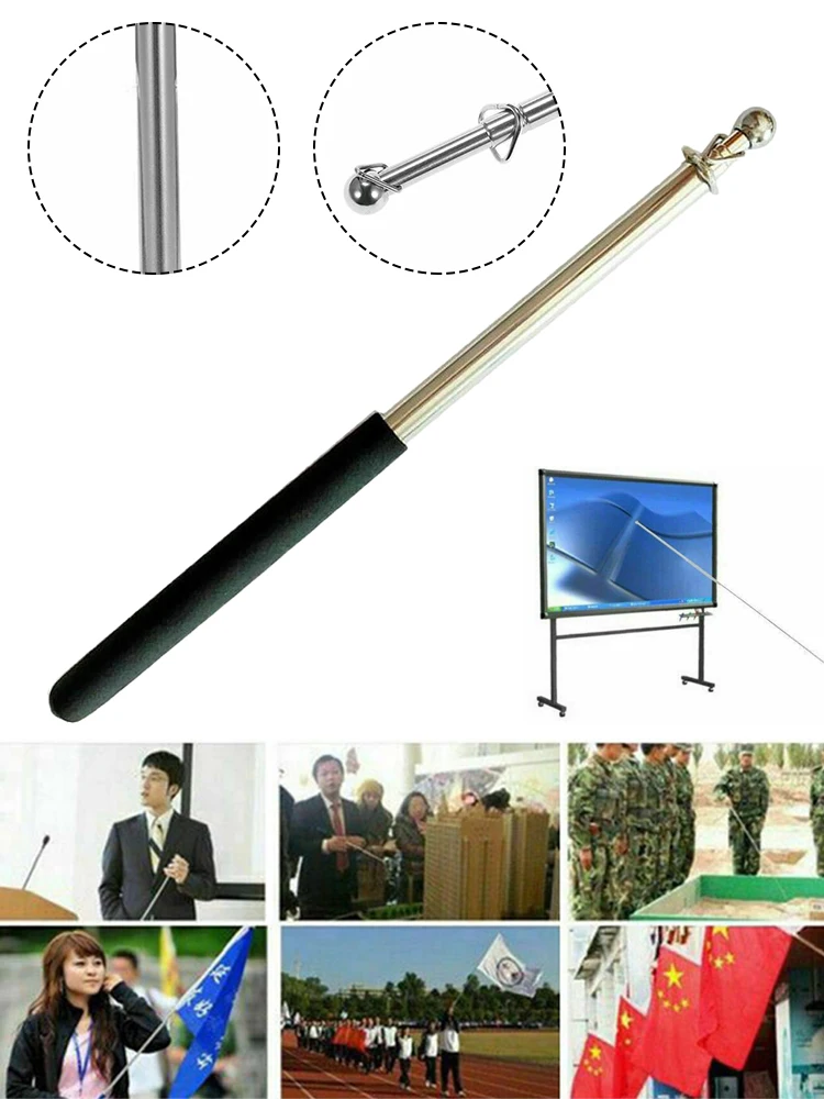 1.6 Meters FlagPole Stainless Steel Lightweight Sponge Handle Portable Pole Flag Waving Flagpole Teaching Pointer
1.6 Meters FlagPole Stainless Steel Lightweight Sponge Handle Portable Pole Flag Waving Flagpole Teaching Pointer