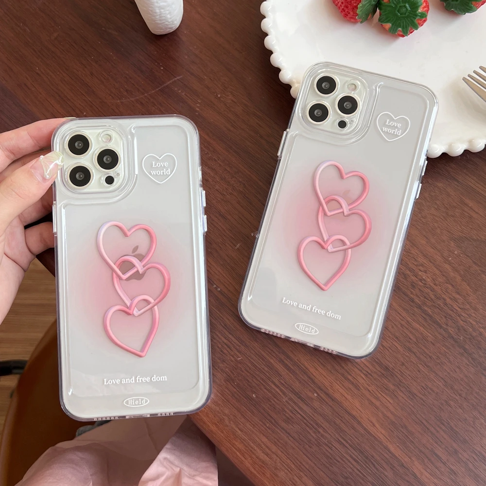 Pink Love Heart Chain Phone Case For iPhone 11 12 13 iPhone13 Pro XR X Xs Max iPhone11 Shock Absorbing Clear Hard Back Cover Bag
Pink Love Heart Chain Phone Case For iPhone 11 12 13 iPhone13 Pro XR X Xs Max iPhone11 Shock Absorbing Clear Hard Back Cover Bag