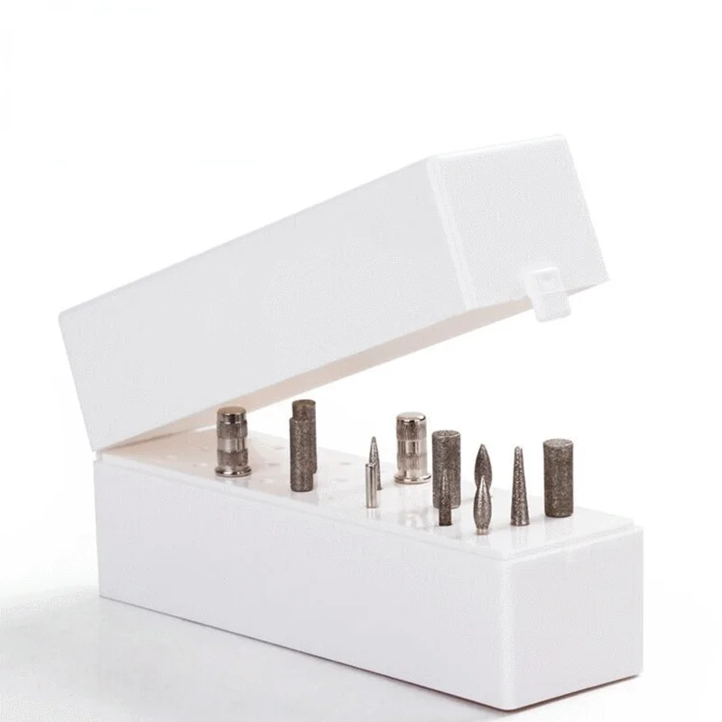 30 Holes Nail Art Drill Grinding Head Bit Holder Display Storage Box Nail Drill Bits Container Stand Display Rack
30 Holes Nail Art Drill Grinding Head Bit Holder Display Storage Box Nail Drill Bits Container Stand Display Rack
