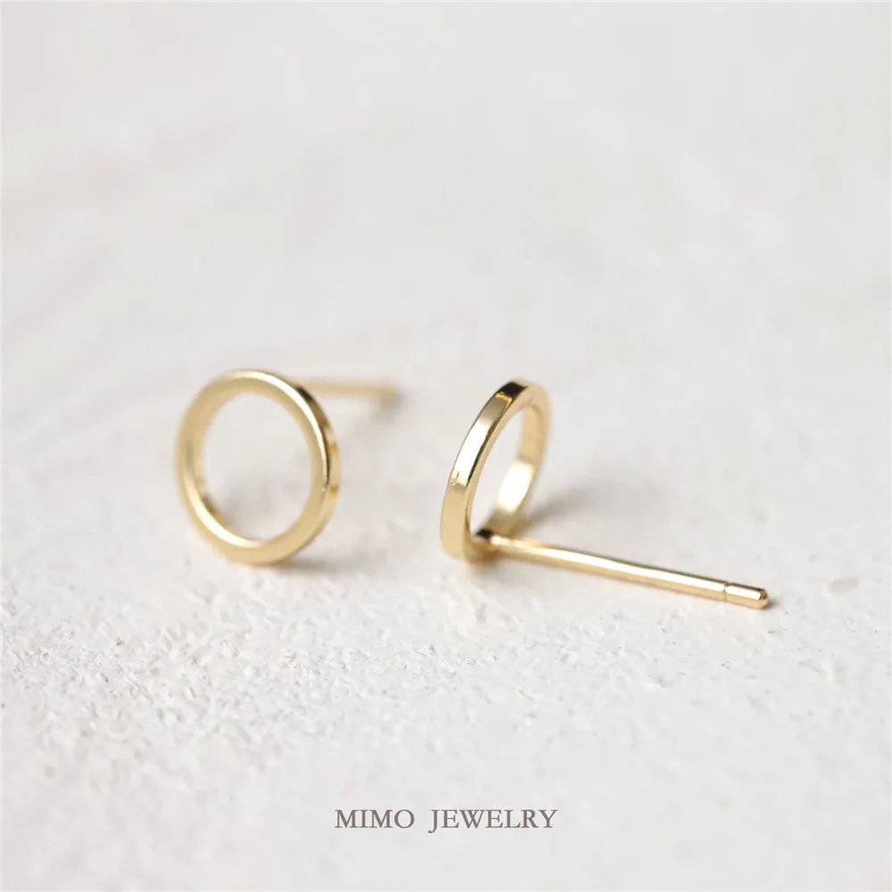 14K Gold Copper Plated Real Gold Round Square Circle 925 Silver Pin Stud Earrings DIY Handmade Accessories M-692
14K Gold Copper Plated Real Gold Round Square Circle 925 Silver Pin Stud Earrings DIY Handmade Accessories M-692