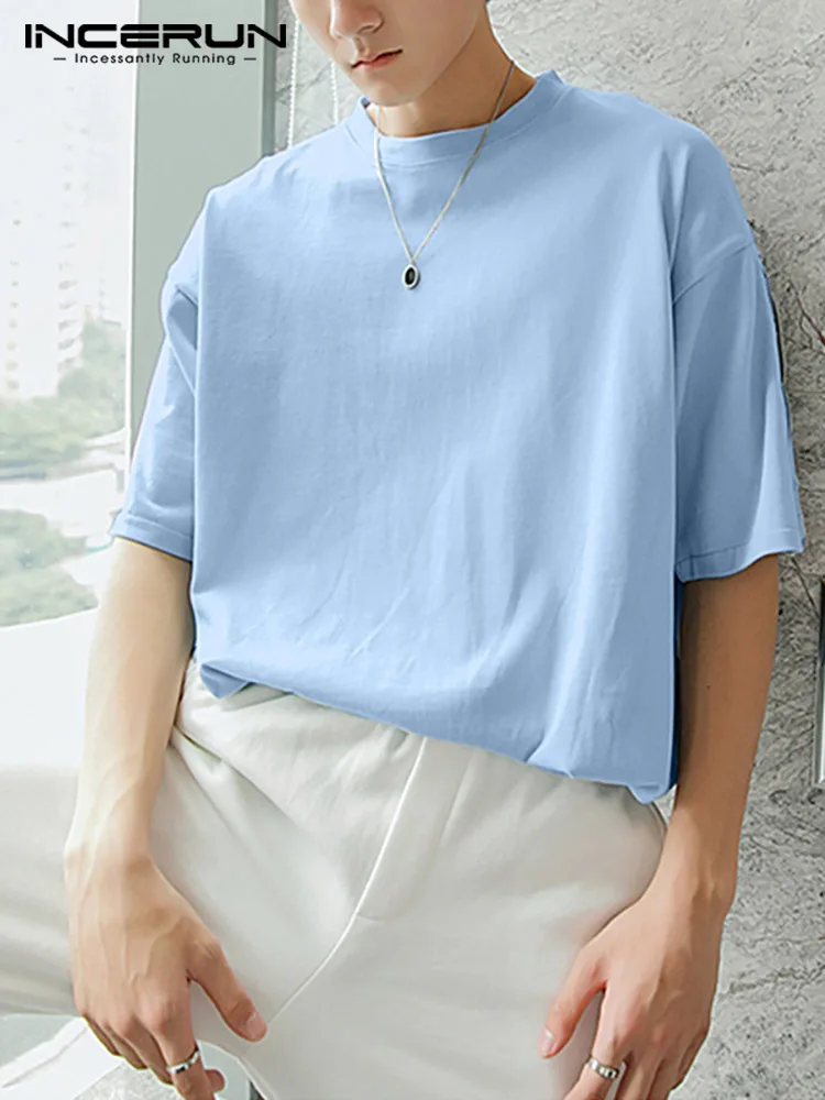 Футболка INCERUN мужская с круглым вырезом, модная повседневная рубашка в стиле пэчворк, на молнии, с коротким рукавом, свободная уличная одежд...
Футболка INCERUN мужская с круглым вырезом, модная повседневная рубашка в стиле пэчворк, на молнии, с коротким рукавом, свободная уличная одежд...