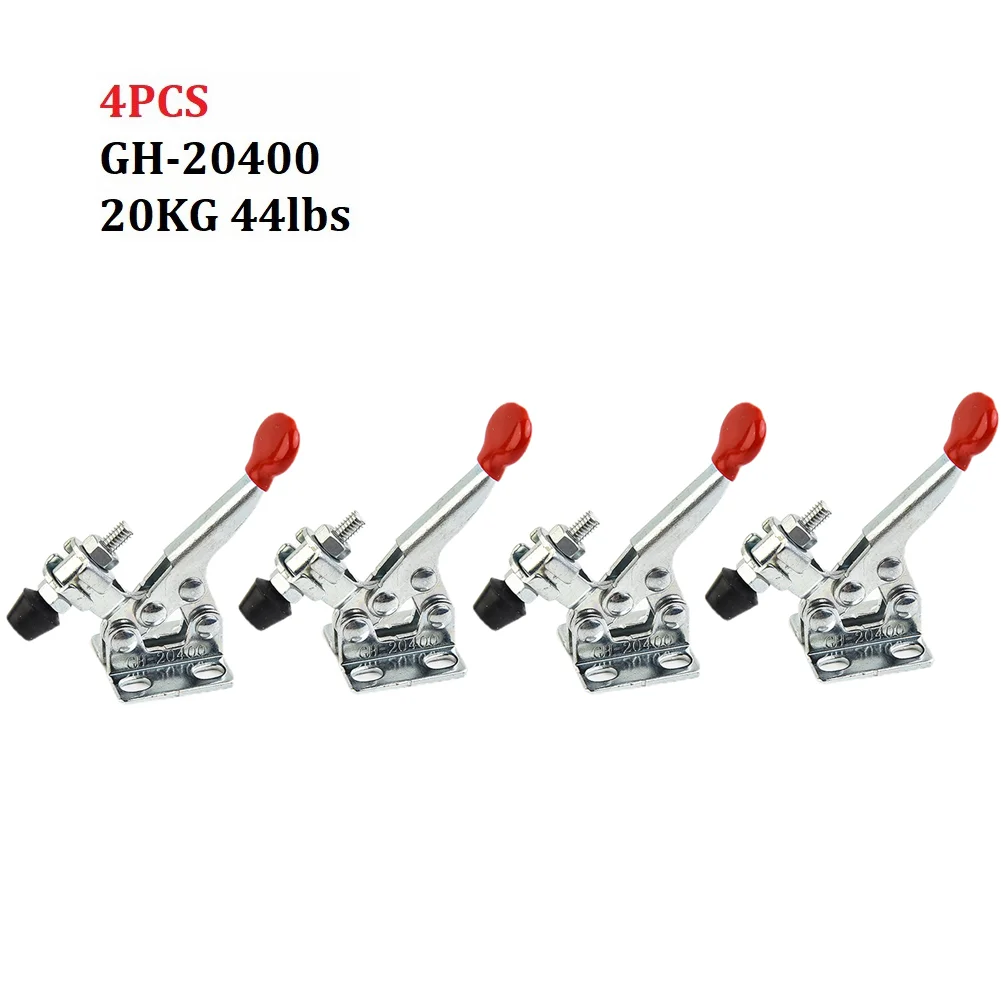 GH-20400 Quick Release Tool Fixture Toggle Clamp Clamping Force 20Kg 44lbs For Machine Operation Welding Mould Electronic
GH-20400 Quick Release Tool Fixture Toggle Clamp Clamping Force 20Kg 44lbs For Machine Operation Welding Mould Electronic
