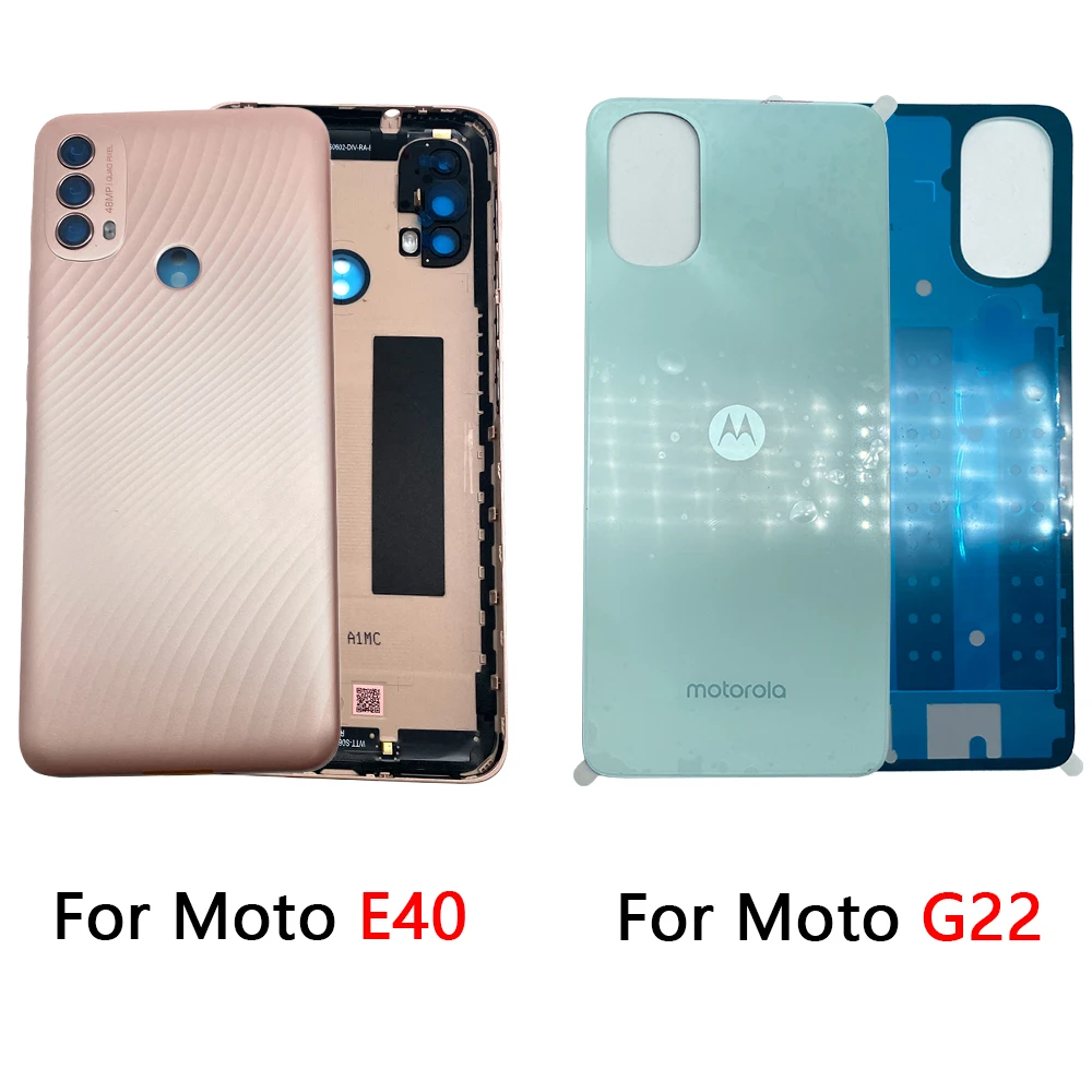 For Motorola Moto E40 Back Battery Back Cover Phone Case Door Housing For Moto G22 Back Cover Replace
For Motorola Moto E40 Back Battery Back Cover Phone Case Door Housing For Moto G22 Back Cover Replace