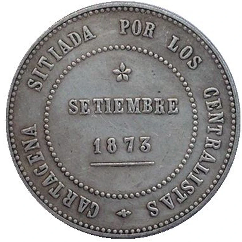 1873 копия испанских монет 5 песен
1873 копия испанских монет 5 песен