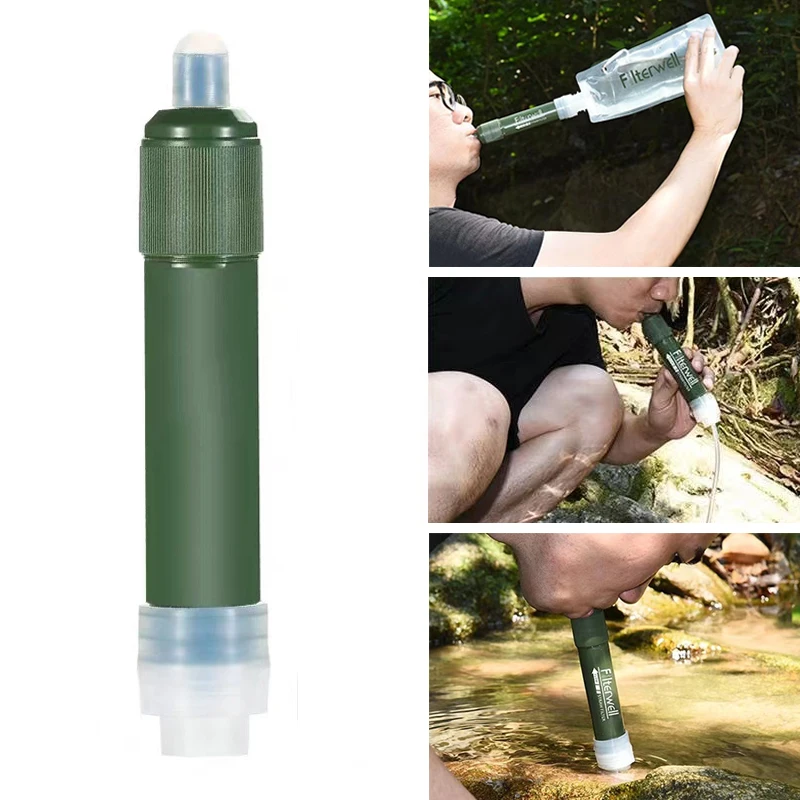 Outdoor Water Purifier Camping Hiking Emergency Life Survival Portable PurifierTravel Wild Drink Ultrafiltration Filte
Outdoor Water Purifier Camping Hiking Emergency Life Survival Portable PurifierTravel Wild Drink Ultrafiltration Filte