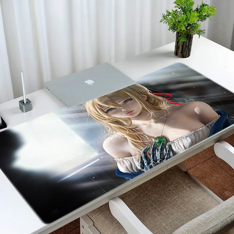 Фиолетовый Коврик для мыши Evergarden, милый игровой коврик с клавиатурой, большой коврик для игр в стиле аниме, скоростной ноутбук, компьютер
Фиолетовый Коврик для мыши Evergarden, милый игровой коврик с клавиатурой, большой коврик для игр в стиле аниме, скоростной ноутбук, компьютер