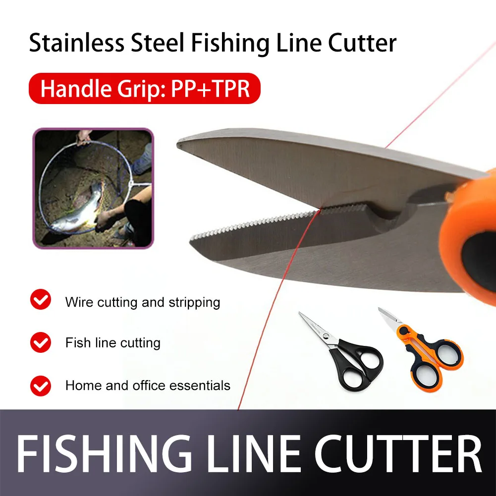 Fishing Line Cutter Stainless Steel Portable Fishing Line Cutter Non-Slip Handle Pliers PE Braided Line Cutting Tool Accessories
Fishing Line Cutter Stainless Steel Portable Fishing Line Cutter Non-Slip Handle Pliers PE Braided Line Cutting Tool Accessories