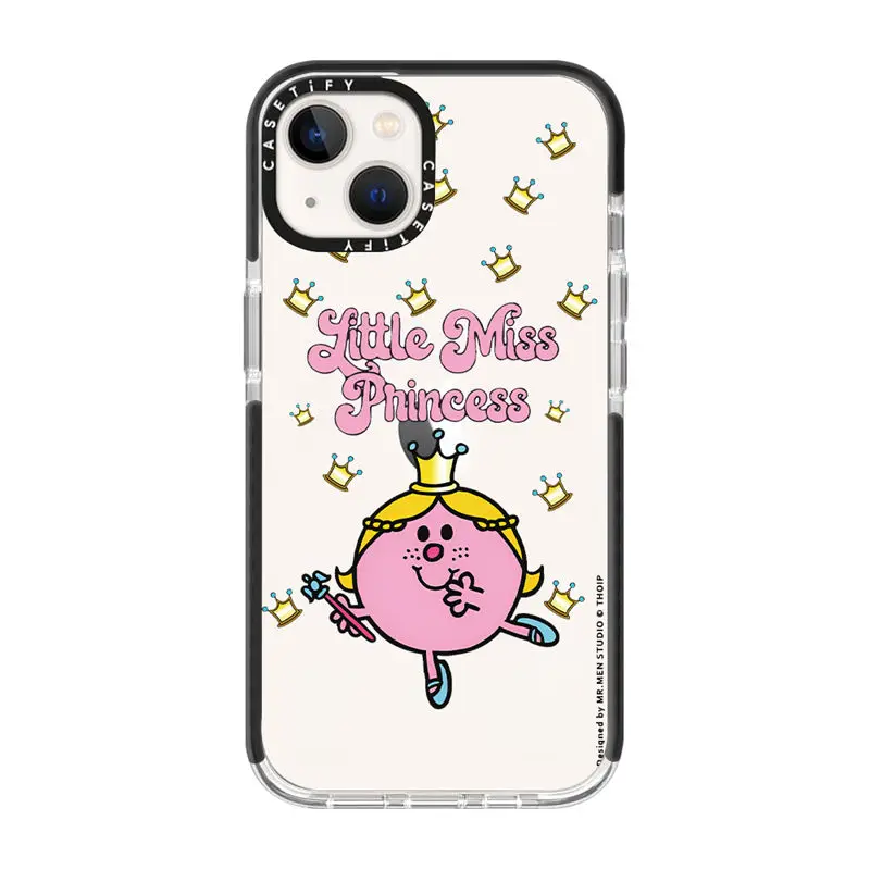 

Чехлы CASETIFY Little Miss Pnincess из ТПУ для IPhone 14 13 12 11 Pro Max XR XS Max 7P 14 Plus противоударный мягкий прозрачный чехол D0424