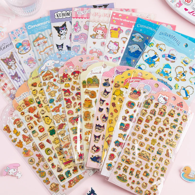Anime Sanrio Character Kawaii Hello Kitty Kuromi Gemini Cartoon Gilding Cute Stickers Decoration Collection Children Stickers
Anime Sanrio Character Kawaii Hello Kitty Kuromi Gemini Cartoon Gilding Cute Stickers Decoration Collection Children Stickers