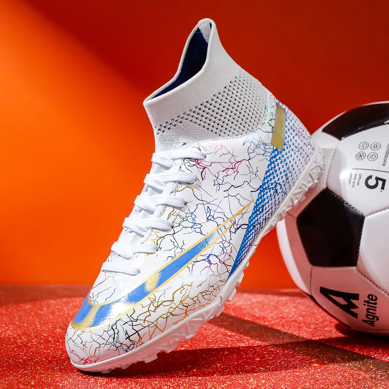 Messi Football Boots Cleats Wholesale Chuteira Society Durable Comfortable Ventilate AG/TF Soccer Shoes Unisex Futsal Sneaker
Messi Football Boots Cleats Wholesale Chuteira Society Durable Comfortable Ventilate AG/TF Soccer Shoes Unisex Futsal Sneaker