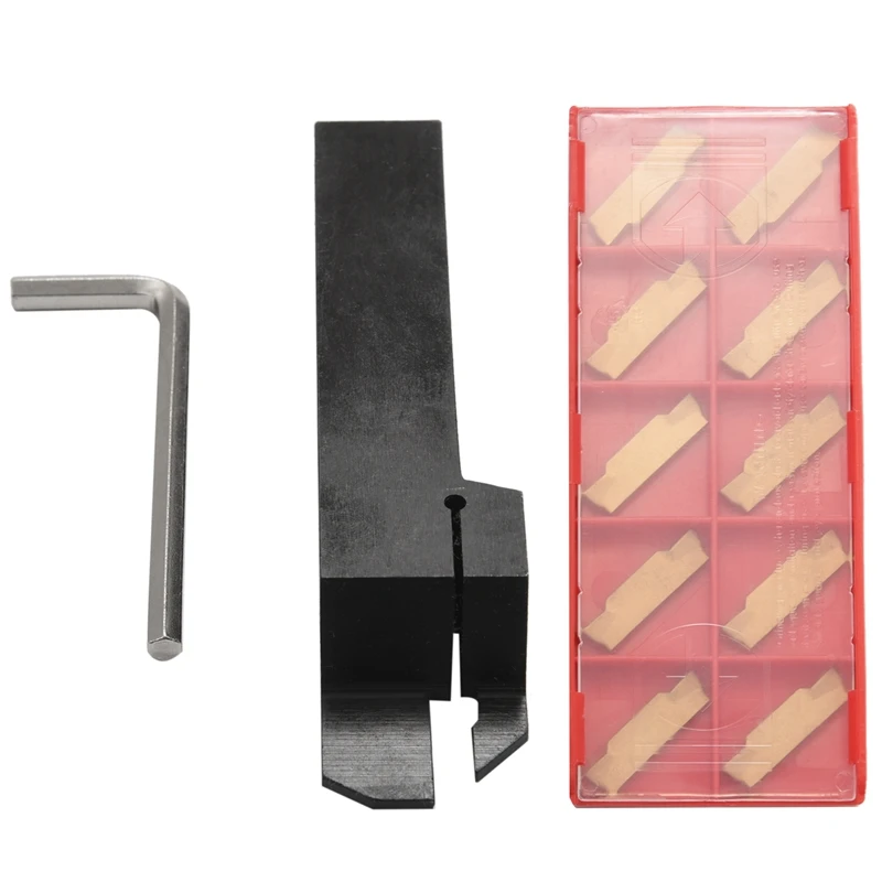 10Pcs Mgmn300-M Inserts + Mgehr2020-3 Right Hand Toolholder Boring Bar With Wrench For Lathe Cutting Turning Tool
10Pcs Mgmn300-M Inserts + Mgehr2020-3 Right Hand Toolholder Boring Bar With Wrench For Lathe Cutting Turning Tool