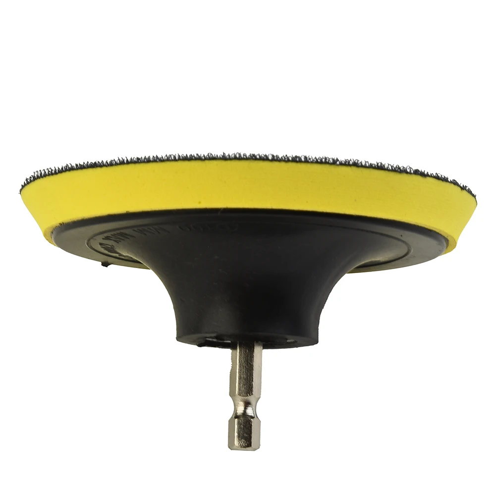 4 Inch(100mm) Hook And Loop Buffing Pad For Sanding Discs, Rotary Backing Pad With M10 Drill Adapter And Soft Foam Layer
4 Inch(100mm) Hook And Loop Buffing Pad For Sanding Discs, Rotary Backing Pad With M10 Drill Adapter And Soft Foam Layer