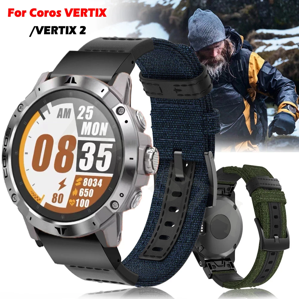 26 22mm Sport Nylon Smart Watchband Strap For Garmin Fenix 7 7X 6X 6 Pro 5X 5 Plus Quick Release Bands For Coros VERTIX /VERTIX2
26 22mm Sport Nylon Smart Watchband Strap For Garmin Fenix 7 7X 6X 6 Pro 5X 5 Plus Quick Release Bands For Coros VERTIX /VERTIX2