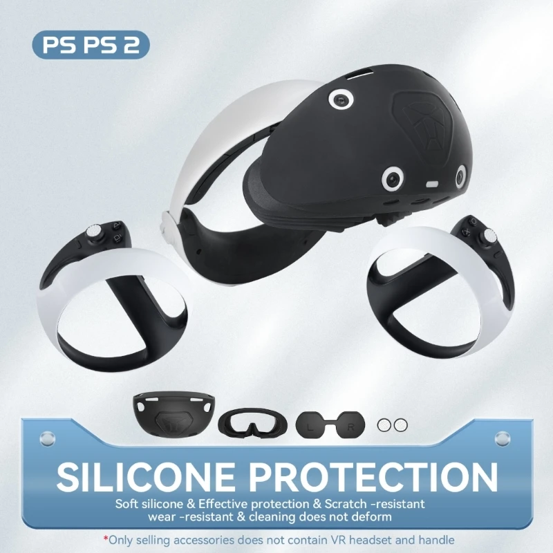 Silicone Interface Cover Lens Protectors Caps Rocker Cover Face Interface for PS VR2 Headset Face Protective Sleeve
Silicone Interface Cover Lens Protectors Caps Rocker Cover Face Interface for PS VR2 Headset Face Protective Sleeve