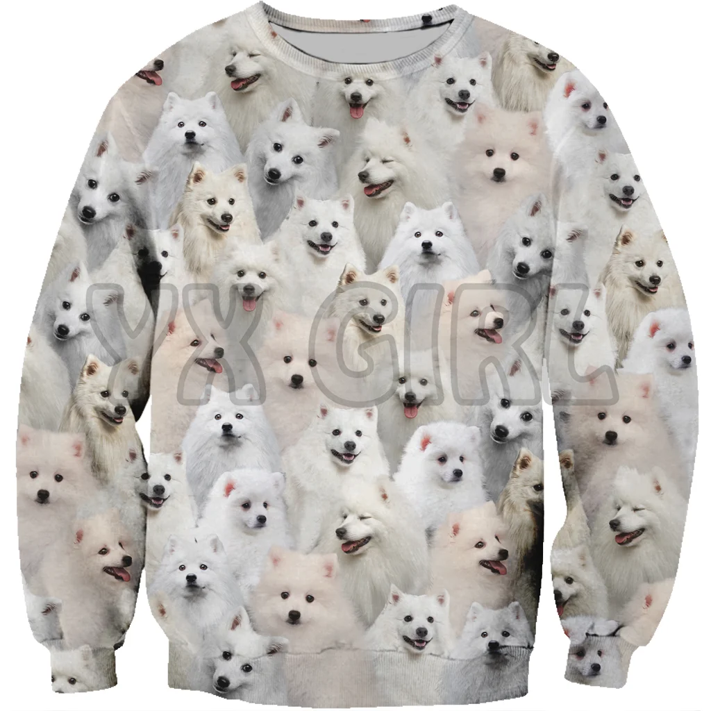 New Funny Dog Sweatshirt You Will Have A Bunch Of Japanese Spitzs 3d Printed Sweatshirts Men For Women Pullovers Unisex Tops
New Funny Dog Sweatshirt You Will Have A Bunch Of Japanese Spitzs 3d Printed Sweatshirts Men For Women Pullovers Unisex Tops