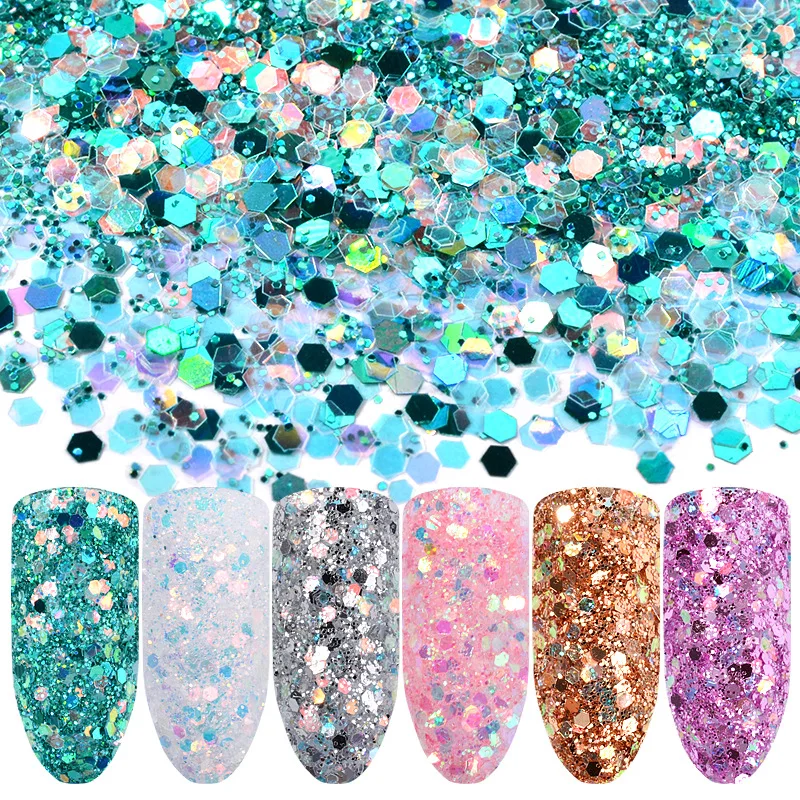 6 Colors/Set Scallion Glitter Powder DIY Nail Sequins Holographic Irregular Nail Art Flakes UV Gel Polish 3D DIY Tips Decoration
6 Colors/Set Scallion Glitter Powder DIY Nail Sequins Holographic Irregular Nail Art Flakes UV Gel Polish 3D DIY Tips Decoration