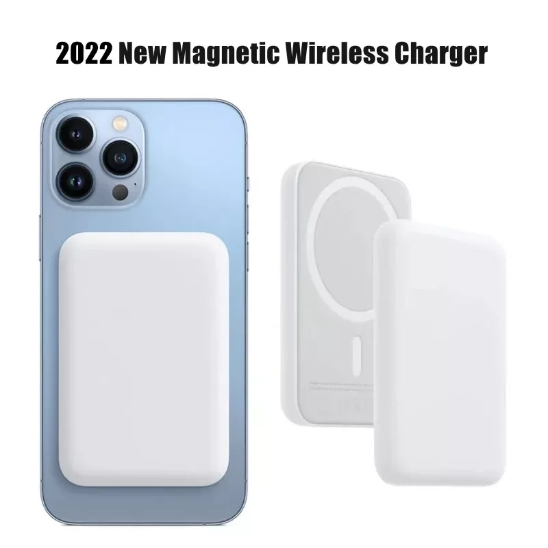 NEW 1:1 5000mAh For Magsafe powerbank Wireless Power Bank Battery Pack For iphone 13 12Pro Max Mini External Charger
NEW 1:1 5000mAh For Magsafe powerbank Wireless Power Bank Battery Pack For iphone 13 12Pro Max Mini External Charger