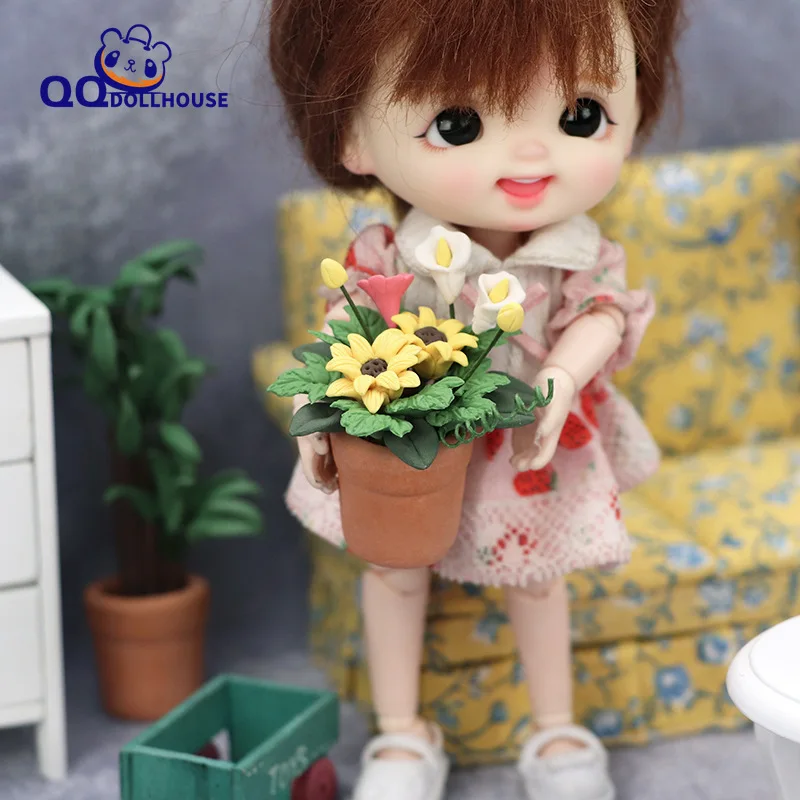 1/12 Doll House Mini Flower Clay Flower Potted Model Bedroom Living Room Dining Room Outdoor Scene Accessories Decorations
1/12 Doll House Mini Flower Clay Flower Potted Model Bedroom Living Room Dining Room Outdoor Scene Accessories Decorations