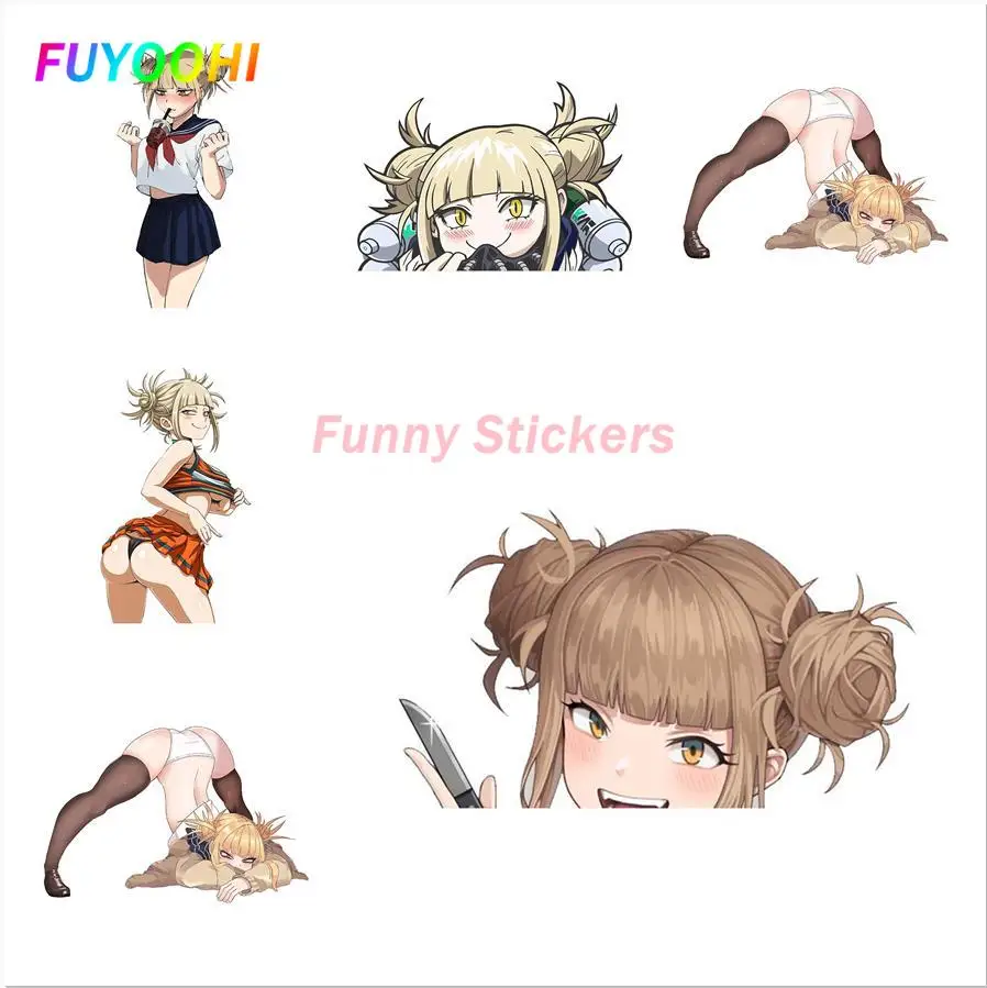 FUYOOHI Play Stickers My Hero Academia Himiko Toga Anime Car Stickers Camper Vinyl Motorcycle Decal Windows RV Car Accessoires
FUYOOHI Play Stickers My Hero Academia Himiko Toga Anime Car Stickers Camper Vinyl Motorcycle Decal Windows RV Car Accessoires