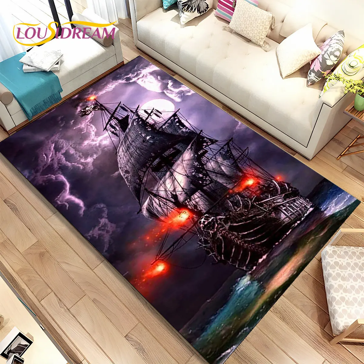 A Pirate Boat,Barque,Boat Ship Area Rug,Carpet Rug for Home Living Room Children's Bedroom Sofa Doormat Decor,Non-slip Floor Mat
A Pirate Boat,Barque,Boat Ship Area Rug,Carpet Rug for Home Living Room Children's Bedroom Sofa Doormat Decor,Non-slip Floor Mat