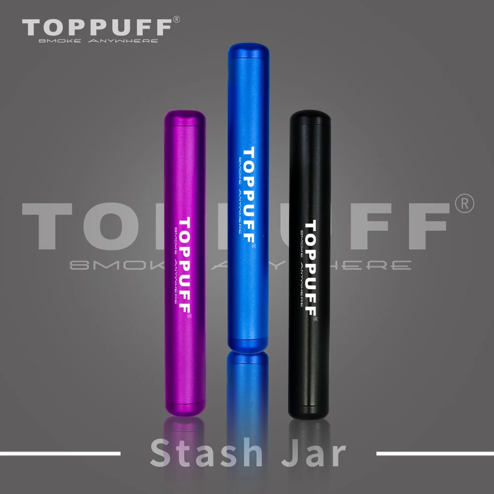 TOPPUFF Tobacco Aluminum Doob Tube Stash Jar Container Fashion Long-Term Use Mature 110MM Metal Stash Jar Smoking Accessories
TOPPUFF Tobacco Aluminum Doob Tube Stash Jar Container Fashion Long-Term Use Mature 110MM Metal Stash Jar Smoking Accessories