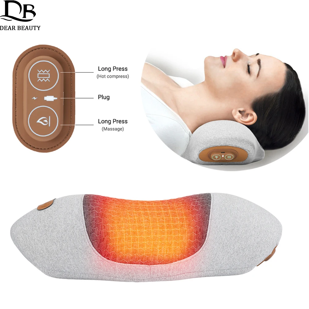 Neck Massager Pillow Heating Vibration Head Cervical Massage Memory Pillow Shoulder Traction Stretcher Sleep Aid Pain Relief
Neck Massager Pillow Heating Vibration Head Cervical Massage Memory Pillow Shoulder Traction Stretcher Sleep Aid Pain Relief