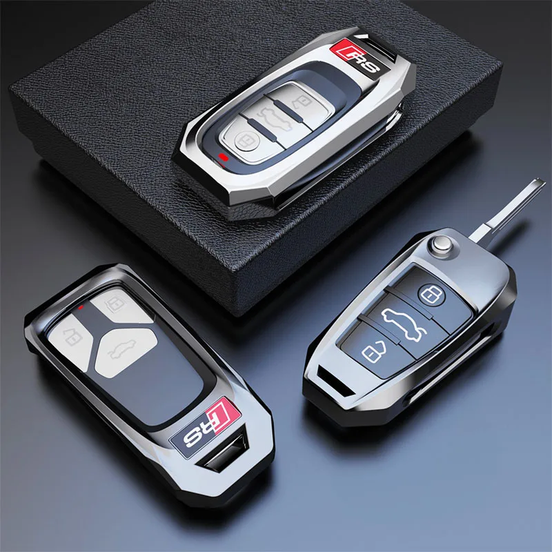 

Car Key Case Cover Shell for Audi A3 A4 A5 A6 A7 A8 S4 S5 S6 S7 S8 C5 C6 C7 Q3 Q5 Q7 4M R8 TT TTS TFSI RS 8L 8V Car Accessories