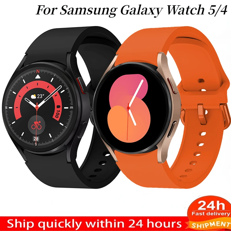 20MM Silicone Strap For Samsung Galaxy Watch 5/4 40mm 44mm 5 Pro 45mm Bracelet Belt For Galaxy Watch 4 Classic 46mm 42mm Correa
20MM Silicone Strap For Samsung Galaxy Watch 5/4 40mm 44mm 5 Pro 45mm Bracelet Belt For Galaxy Watch 4 Classic 46mm 42mm Correa