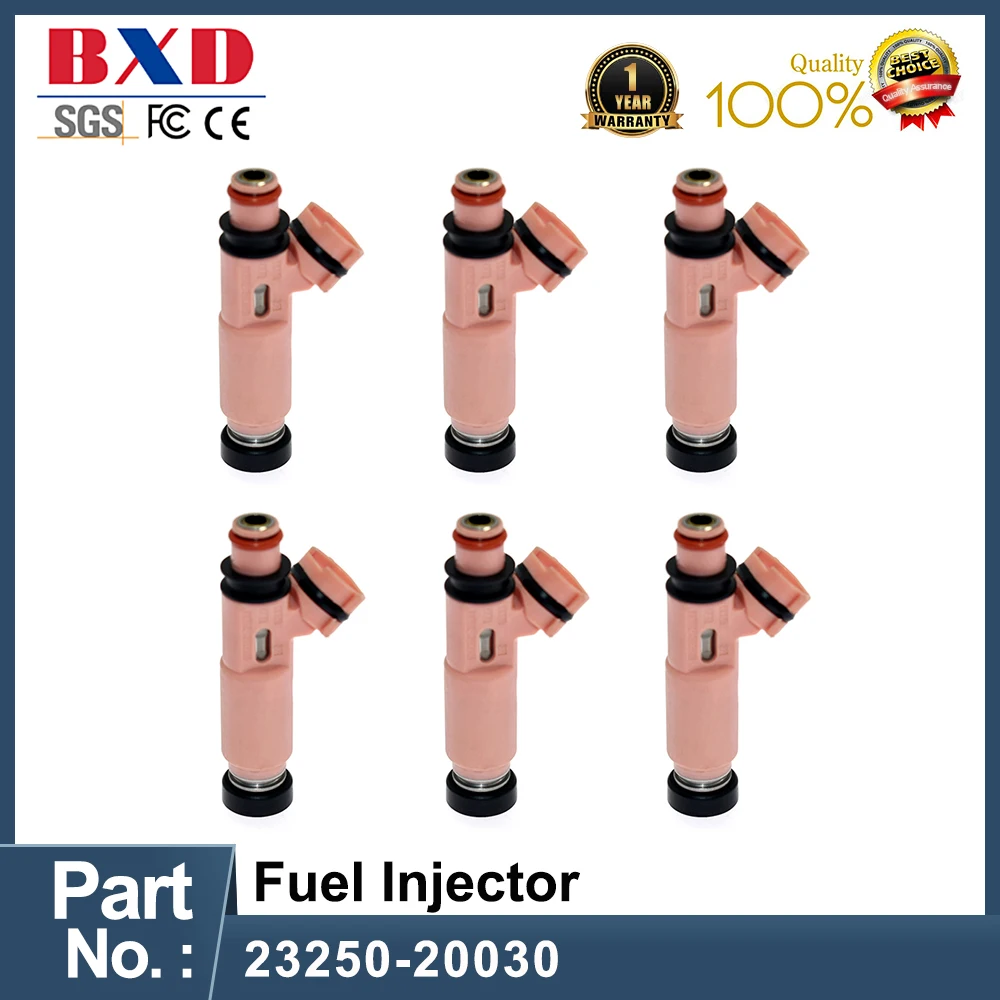 1/6 шт. топливный инжектор 23250-20030 2325020030 для Toyota Camry Solara Highlander Sienna, LEUXS ES330 RX330
1/6 шт. топливный инжектор 23250-20030 2325020030 для Toyota Camry Solara Highlander Sienna, LEUXS ES330 RX330