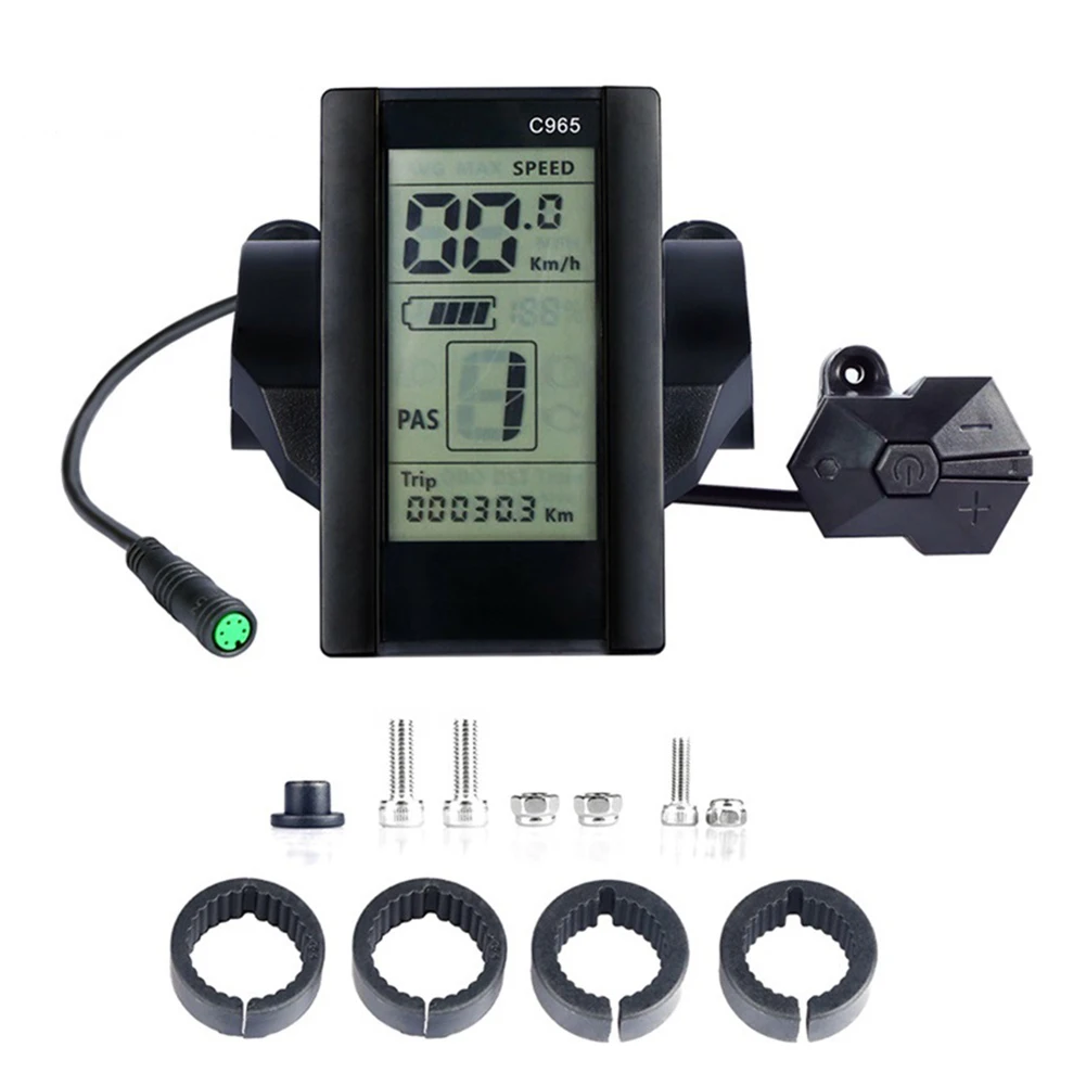 Bafang C965 LCD Display Panel 24/36/48 DCV For BBS01/02 BBSHD Mid Drive Motor Electric Bike Component Computer Controller
Bafang C965 LCD Display Panel 24/36/48 DCV For BBS01/02 BBSHD Mid Drive Motor Electric Bike Component Computer Controller