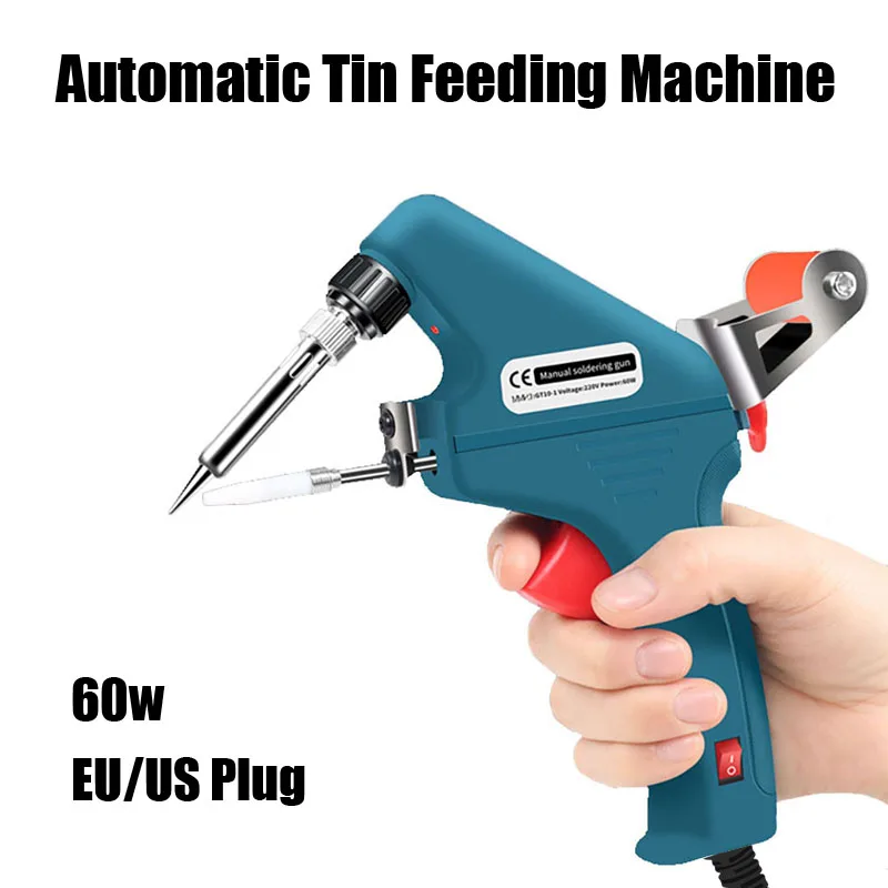 60W Electronic Welding Torch Kit Internal Heat Helping Hand Soldering Iron Set Automatic Tin Feeding Machine Power Repair Tools
60W Electronic Welding Torch Kit Internal Heat Helping Hand Soldering Iron Set Automatic Tin Feeding Machine Power Repair Tools