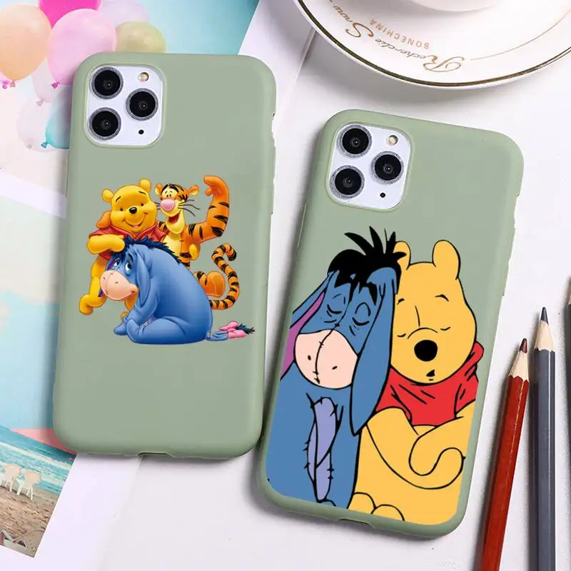 Pooh Bear eeyore Tigger Piglet Phone Case For iphone 13 12 11 Pro Max Mini XS 8 7 6 6S Plus X SE 2020 Candy green Silicone cover
Pooh Bear eeyore Tigger Piglet Phone Case For iphone 13 12 11 Pro Max Mini XS 8 7 6 6S Plus X SE 2020 Candy green Silicone cover