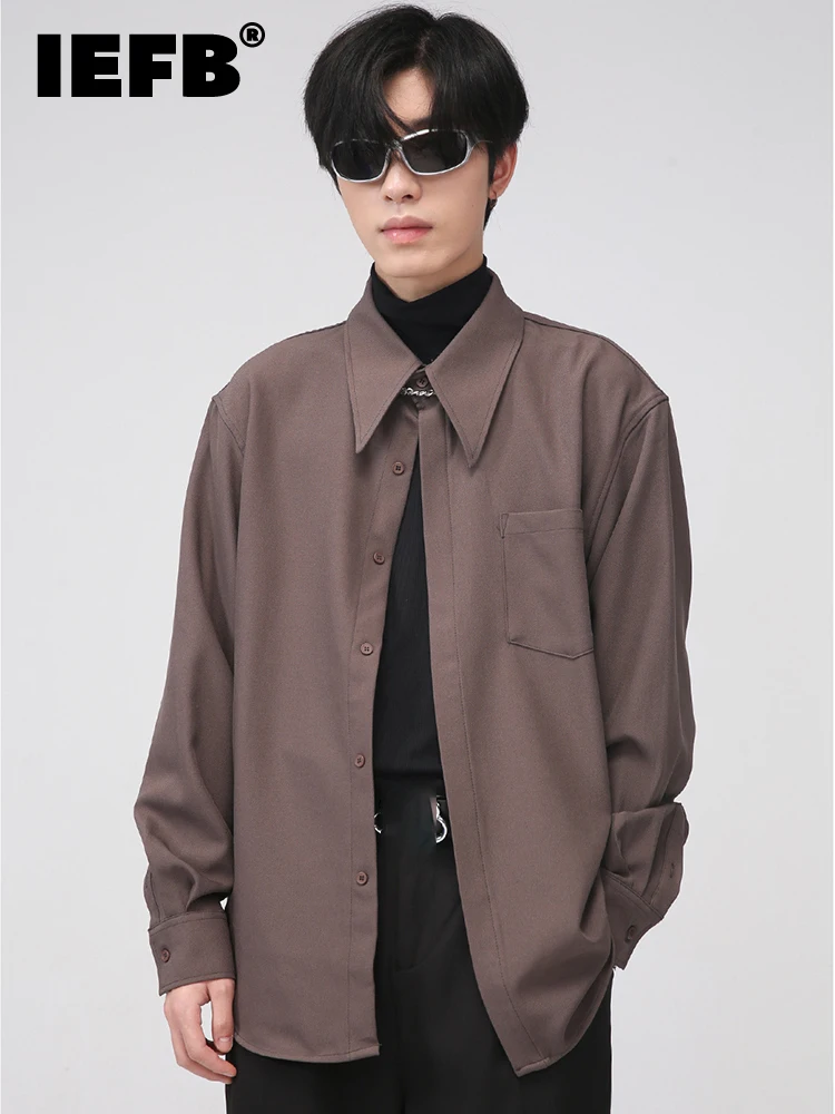 IEFB Men's Shirt Autumn New Korean Fashion Vertical Loose Personalized Solid Color 2022 Turn-down Collar Male Tops 9A4396
IEFB Men's Shirt Autumn New Korean Fashion Vertical Loose Personalized Solid Color 2022 Turn-down Collar Male Tops 9A4396