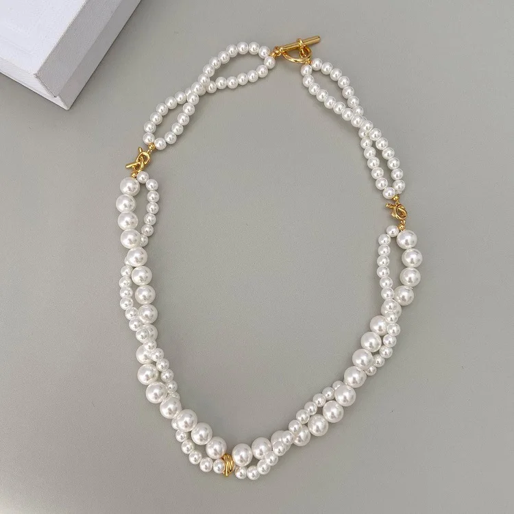Timeless Wonder Fancy Twisted Pearl Choker Necklace for Women Designer Jewelry Fashion Korean Brand Runway High End Rare 5146
Timeless Wonder Fancy Twisted Pearl Choker Necklace for Women Designer Jewelry Fashion Korean Brand Runway High End Rare 5146