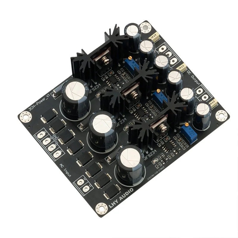 3-channel DC linear positive and negative regulated power supply LT1963A OP+MOS high speed and low noise HiFI DIY
3-channel DC linear positive and negative regulated power supply LT1963A OP+MOS high speed and low noise HiFI DIY