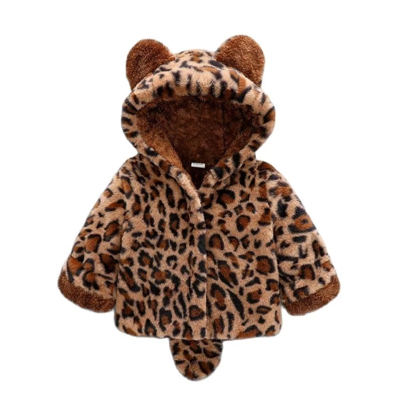 MODX 1 2 3 4 Years Plush Baby Jacket Leopard Print Christmas Princess Girls Coat Autumn And Winter Warm Hooded Outerwear
MODX 1 2 3 4 Years Plush Baby Jacket Leopard Print Christmas Princess Girls Coat Autumn And Winter Warm Hooded Outerwear