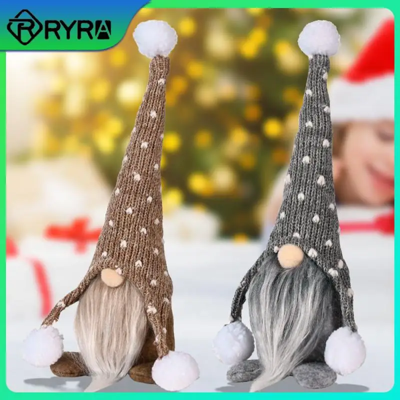 Faceless Dolls Christmas Ornament Cute Christmas Decorations Soft Faceless Doll Creative Knitting Wool Ball Figurines Vivid
Faceless Dolls Christmas Ornament Cute Christmas Decorations Soft Faceless Doll Creative Knitting Wool Ball Figurines Vivid